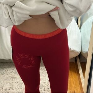 Boys Lie Red Leggings
